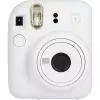 Fujifilm Instax Mini 12 tūlītējās drukas kamera, balta — 86×54 mm izdrukas, 60 mm fokusa attālums, AA baterija