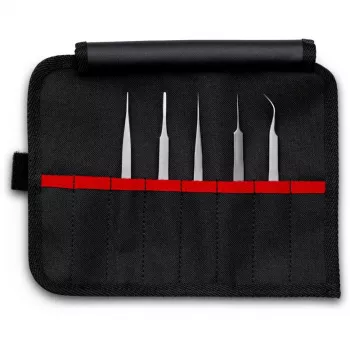 Knaibles Knipex 92 00 02 Nerūsējošā tērauda Smailas Izliektas Taisnas