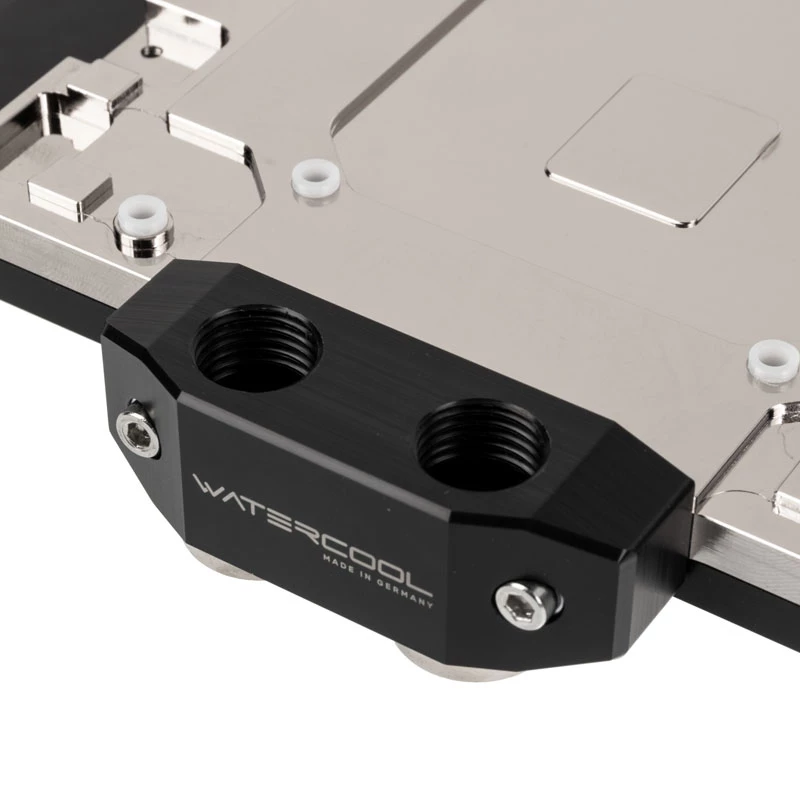 Watercool pilna pārklājuma GPU ūdens bloks Heatkiller IV Radeon RX 5700 XT — Acetāla augšdaļa ar niķelētu vara pamatni