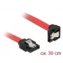 SATA kabelis DeLOCK 83978 0,3 m SATA 7-pin melns/sarkans