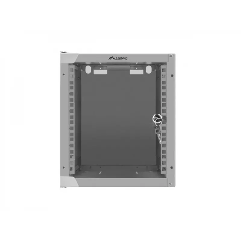 Pie sienas stiprināms statīvs LANBERG WF10-2306-10S, 6U, 336×280×310 mm, pelēks, 20 kg