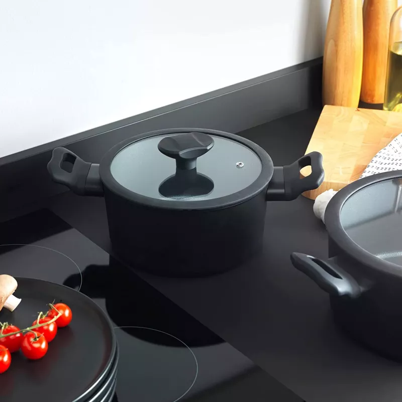 Katls Russell Hobbs RH01863EU7 20 cm Crystaltech nerūsējošais tērauds stikla vāks