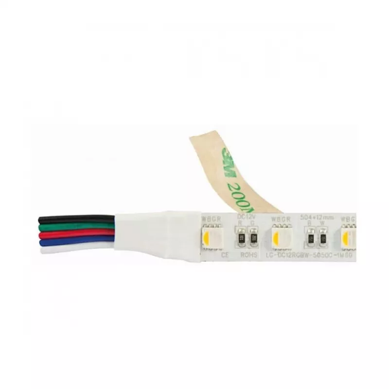 Synergy 21 LED Flex Strip 5050 - 60 RGB DC24V + RGB-W vienas mikroshēmas silts balts IP68