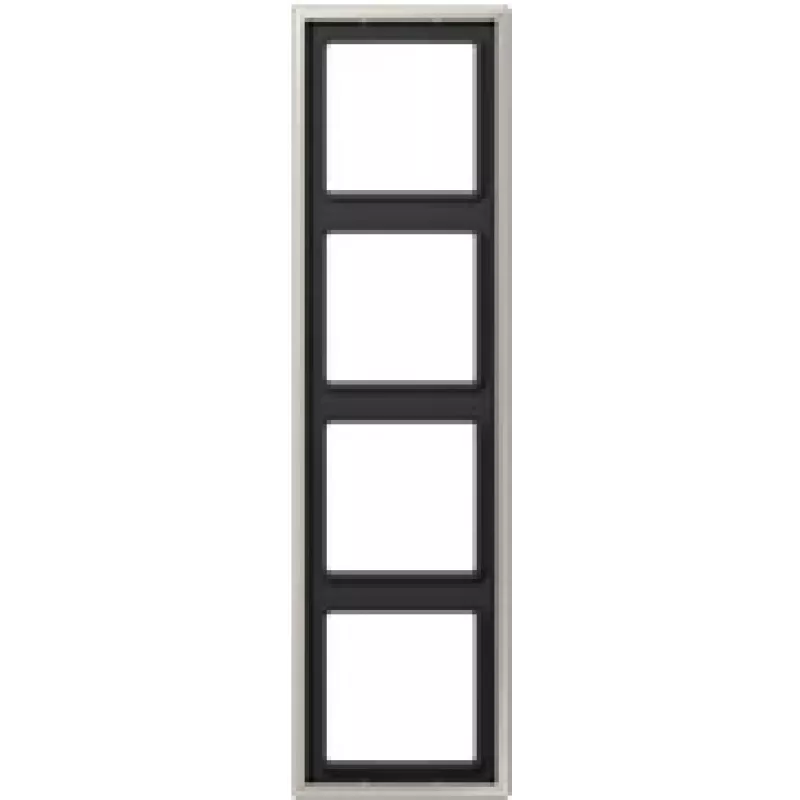 JUNG ES 2984. Produktfarbe: Schwarz, Edelstahl, Markenkompatibilität: JUNG, Material: Edelstahl. Breite: 81 mm, Höhe: 294 mm (ES2984)