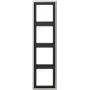 JUNG ES 2984. Produktfarbe: Schwarz, Edelstahl, Markenkompatibilität: JUNG, Material: Edelstahl. Breite: 81 mm, Höhe: 294 mm (ES2984)