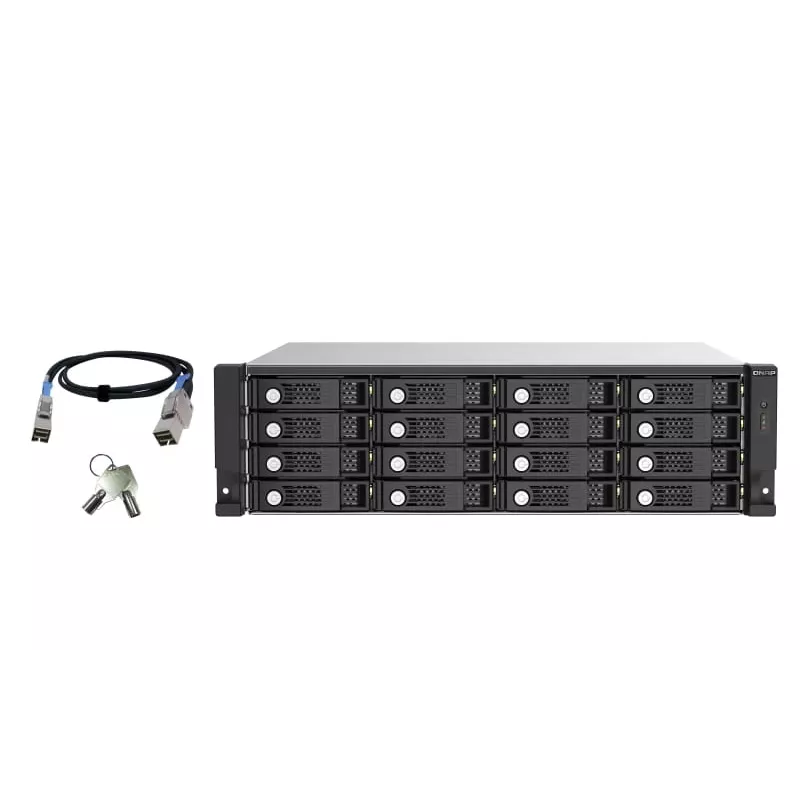 QNAP TL-R1620Sep-RP HDD korpuss melns, pelēks 2.5/3.5 collas
