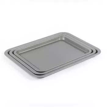 Cepamo paplāšu komplekts Salter BW13674 — 3 daļas, nepiedegošas cepamās paplātes