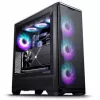 PHANTEKS Eclipse G400A PC korpuss + Glacier M25 Gen2 AiO šķidruma dzesēšana - melns