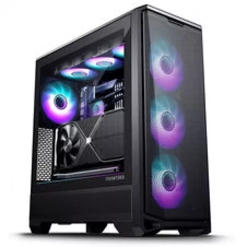 PHANTEKS Eclipse G400A PC korpuss + Glacier M25 Gen2 AiO šķidruma dzesēšana - melns