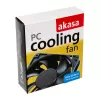 Dzesēšanas ventilators Akasa AK-6015MS 60×60×15 mm, 12V līdzstrāva, melns