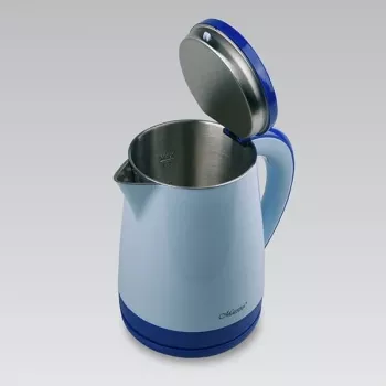Elektriskā tējkanna Maestro MR-037 1,2 L 1630 W nerūsējošais tērauds, zila, 360° pamatne
