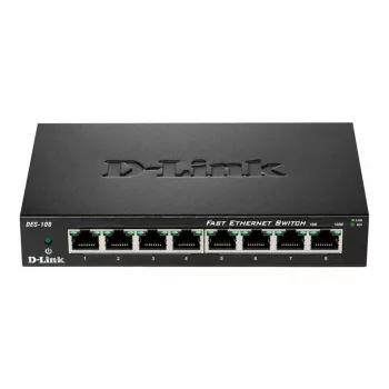 D-Link DES-108 Melns