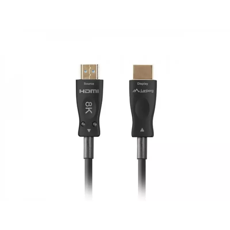 HDMI kabelis Lanberg CA-HDMI-30FB-1000-BK 100m Melns