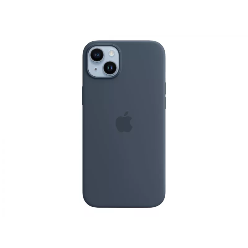 Silikona maciņš Apple iPhone 14 Plus MagSafe Storm Blue