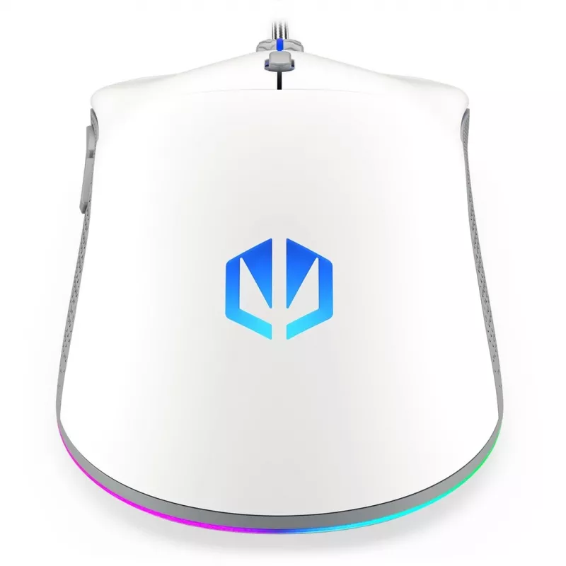 ENDORFY GEM Plus Onyx Balts pele Spēlēm Labās rokas USB Type-C Optiskā 19000 DPI