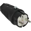 Type E/F elektrības kontaktdakša Brennenstuhl 1082040020 melna 230V 16A