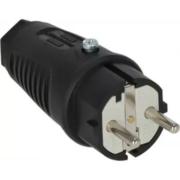 Type E/F elektrības kontaktdakša Brennenstuhl 1082040020 melna 230V 16A