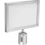 Sign EUROLITE Hinweisschild for Barrier 317×215 mm silver