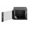 Pie sienas stiprināms tīkla skapis DIGITUS Dynamic-N 9U 19 collas 600x600 mm, IP20, atslēgas slēdzene, nesamontēts