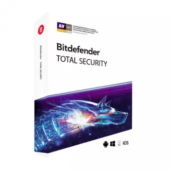 Bitdefender Total Security | 3 datori | 1 gads | tikai ES