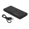 Pārnēsājams ārējais akumulators BLOW PB10A 10000mAh polimēra baterija, 2x USB-A izejas, 22,5W kopējā jauda, Micro‑USB ieeja, melns