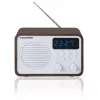 Pārnēsājamais radio ar Bluetooth un USB BLAUPUNKT PP7BT, krāsa: brūns koks/balts