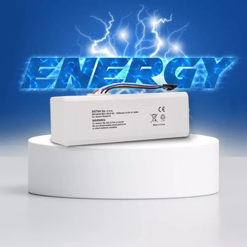 Akumulators Xiaomi Robot 1C P1904-4S1P-MM, 3200mAh, 47.36Wh, STYTJ01ZHM Mijia 1C P1904-4S1P-MM (Dreame MC1808)