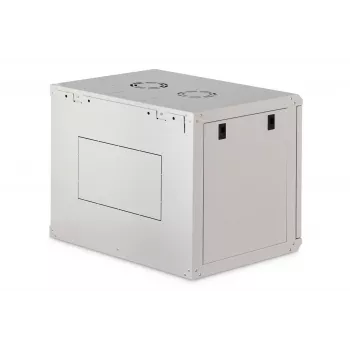 Pie sienas stiprināms 9U statīvais skapis DIGITUS Dynamic-N DN-37104, 600x450 mm, IP20, atslēgas slēdzene, nesamontēts