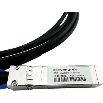 Tiešās pieslēgšanās kabelis CBO SFP28-DAC-5M-LS-BL 5 m Vīriešu–vīriešu 25 Gbit/s SFP28