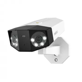 IP drošības kamera Reolink DUO Series P750 āra bullet 16 MP 7680×2160 CMOS 1/2.7 collas 2.8 mm 180°×55° PoE IP67 iebūvēta gaisma mikrofons skaļrunis