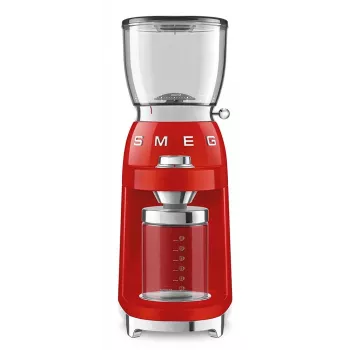 Smeg 50's Style kafijas dzirnaviņas CGF11RDEU sarkanā krāsā