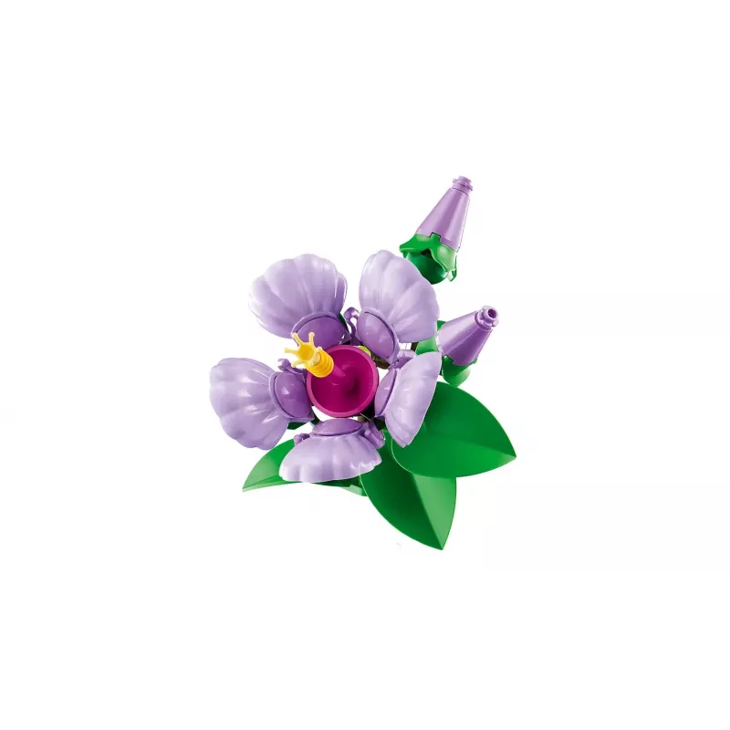 LEGO botāniskais komplekts Hibiscus Flower 10372 – 660 detaļas, vitrīnas modelis, 250×360×130 mm