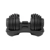 Regulējama čuguna hantele Rebel RBA-2303 — līdz 24 kg, melna, viena vienība