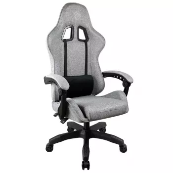 Spēļu krēsls SUBSONIC SA5685-2 — pelēks, ergonomisks dizains, regulējams augstums