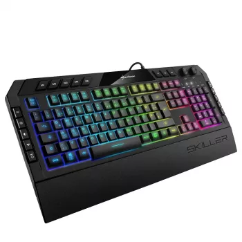 Sharkoon Skiller SGK5 tastatūra Gaming USB QWERTZ Vācu Melna