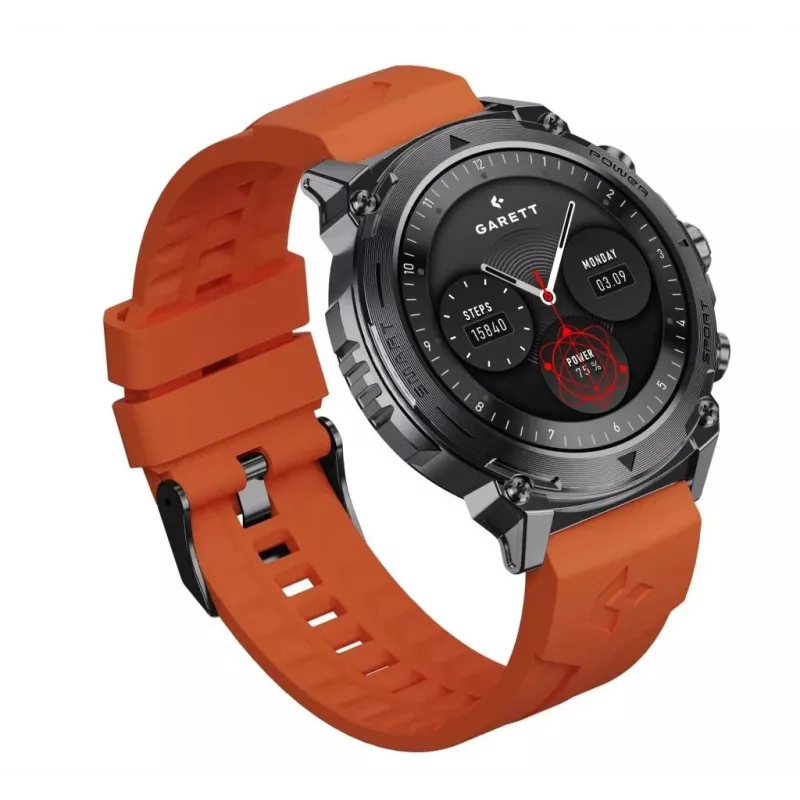 Smartwatch Garett Atom Melns Steel