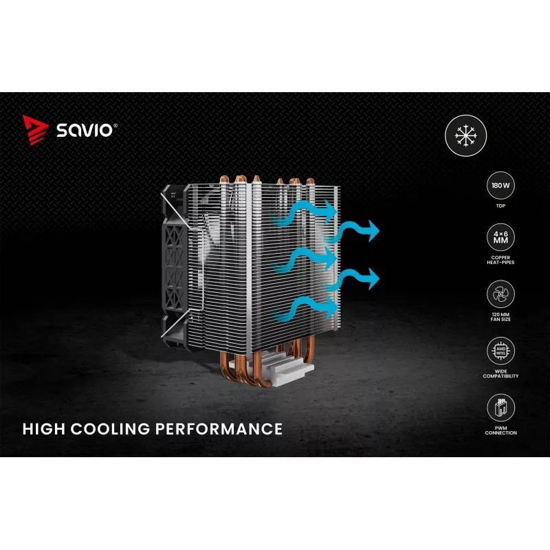 SAVIO VORTEX X2 CPU dzesētājs