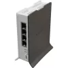 MikroTik hAP ax lite LTE6 L41G-2axD&FG621-EA 802.11ax 574 Mbit/s Ethernet LAN (RJ-45) pieslēgvietas 4 Tīkla tīkla atbalsts Nē MU-MiMO Nē Nē mobilais platjoslas savienojums Antenas tips Iekšējā