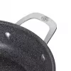 Indukcijas dziļā cepamā panna ar 2 rokturiem BALLARINI Salina Granitium 24 cm 75002-811-0
