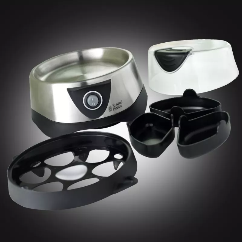 Russell Hobbs Egg Stove Cook At Home Stylo nerūsējošais tērauds 14048-56 1404856 (14048-56)