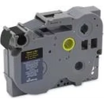 Etiķešu lentes kārtridžs MediaRange Brother TZ-344 / TZe-344 18 mm × 8 m melns uz caurspīdīgas