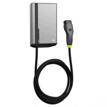 Wallbox zaļa Cell GC EVGC021B2250 3.6-22 KW 5m NFC pelēks alumīnijs