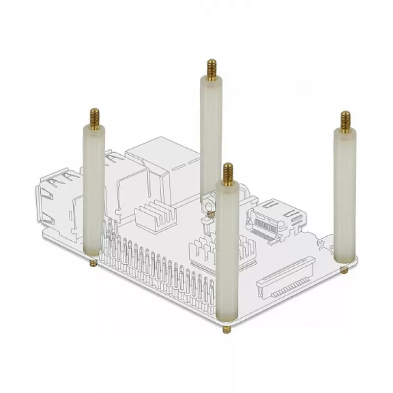 Montāžas komplekts DeLOCK 60274 dabīga plastmasa