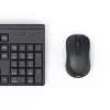 Bezvadu tastatūras un peles komplekts WKM-200 melns