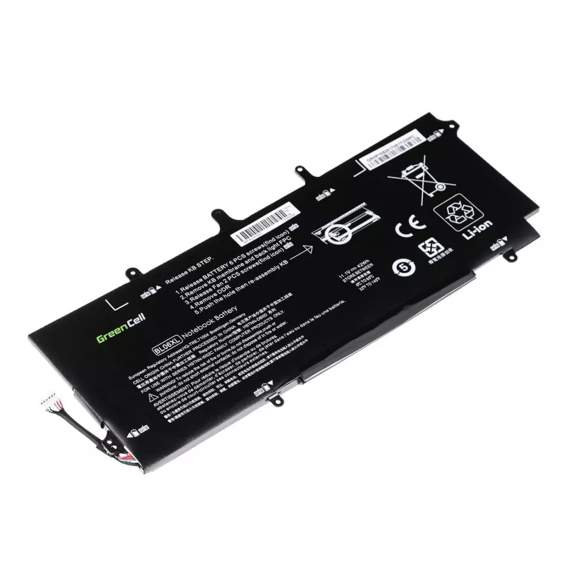 GREENCELL HP108 akumulators Green Cell BL06XL HSTNN-DB5D 722297-001 722236-2C1 priekš HP EliteBook Folio