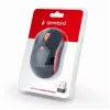 GEMBIRD MUSW-4B-03-R Bezvadu optiskā pele MUSW-4B-03-R 1600 DPI nano USB Melna-Sarkana