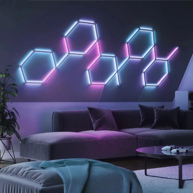 Nanoleaf Lines paplašināšanas komplekts 3 gab. noskaņu apgaismojumam