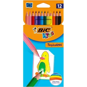 BIC Krāsainie zīmuļi TROPICOLORS 12 krāsas 022503