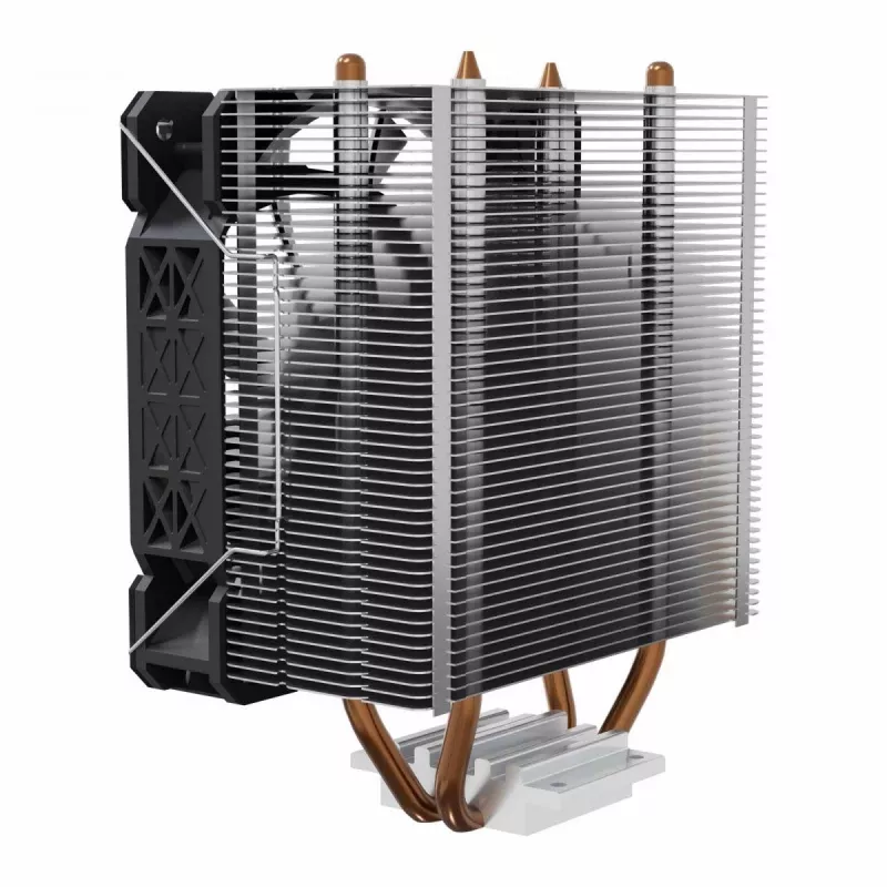 Heatsink SAVIO SAVGCOFROSTX2 120 mm Melns, 2 heat pipes, 800–1800 RPM, 4‑pin