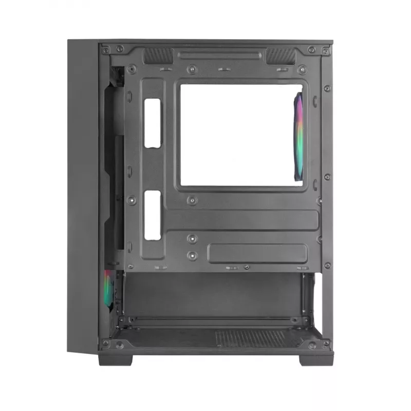 PC Case TACENS Mars Gaming MC-VORTEX Mini Tower Mini-ITX/Micro-ATX Temperēts stikls Melns, 3x120mm, 27.3 cm GPU, 162 mm CPU dzesētājs